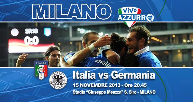 Italia Germania 15 Novembre informazioni biglietti